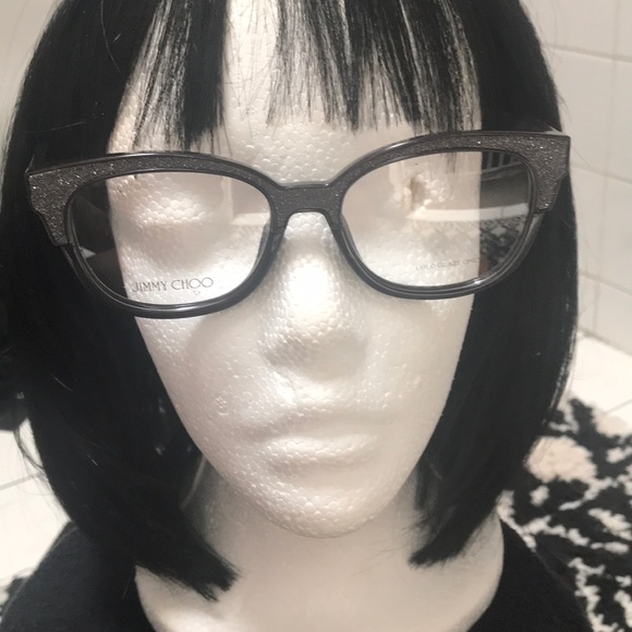 JimmyChoo Eyeglasses NWOT w/ Case & cleaning cloth - Picture 1 of 8